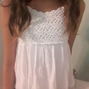White tank top
